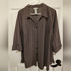 Catherine's Diamond Pattern Shirt